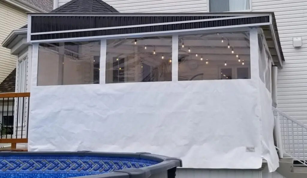 toile hiver balcon